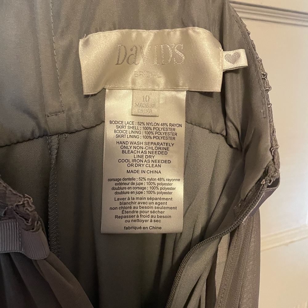 David’s Bridal Bridesmaid Dress